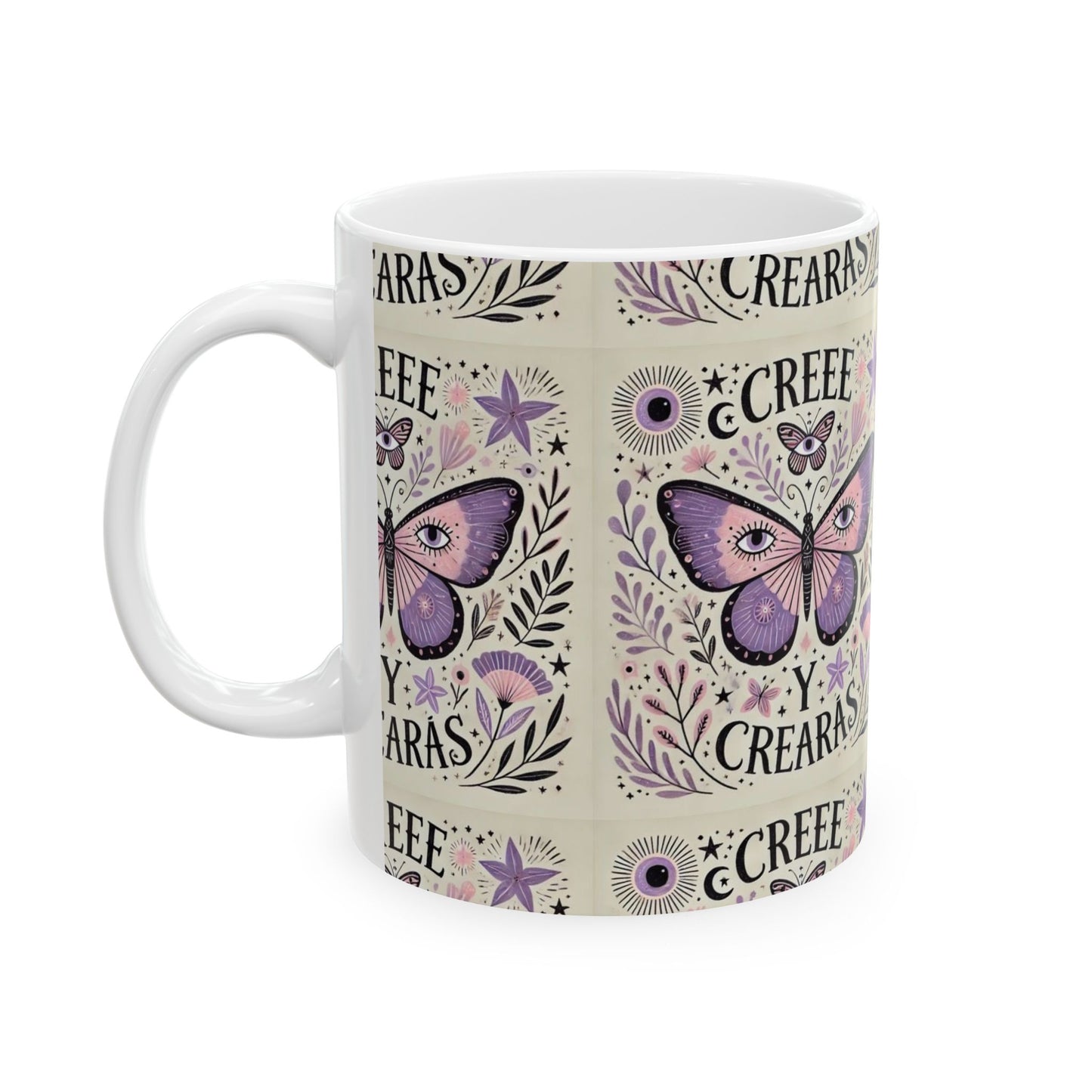 Inspirational Butterfly Ceramic Mug | Inspirational Gift for Dreamers, Unique Butterfly Artwork, Coffee Cup for Her, Self-Care Mug, [...]