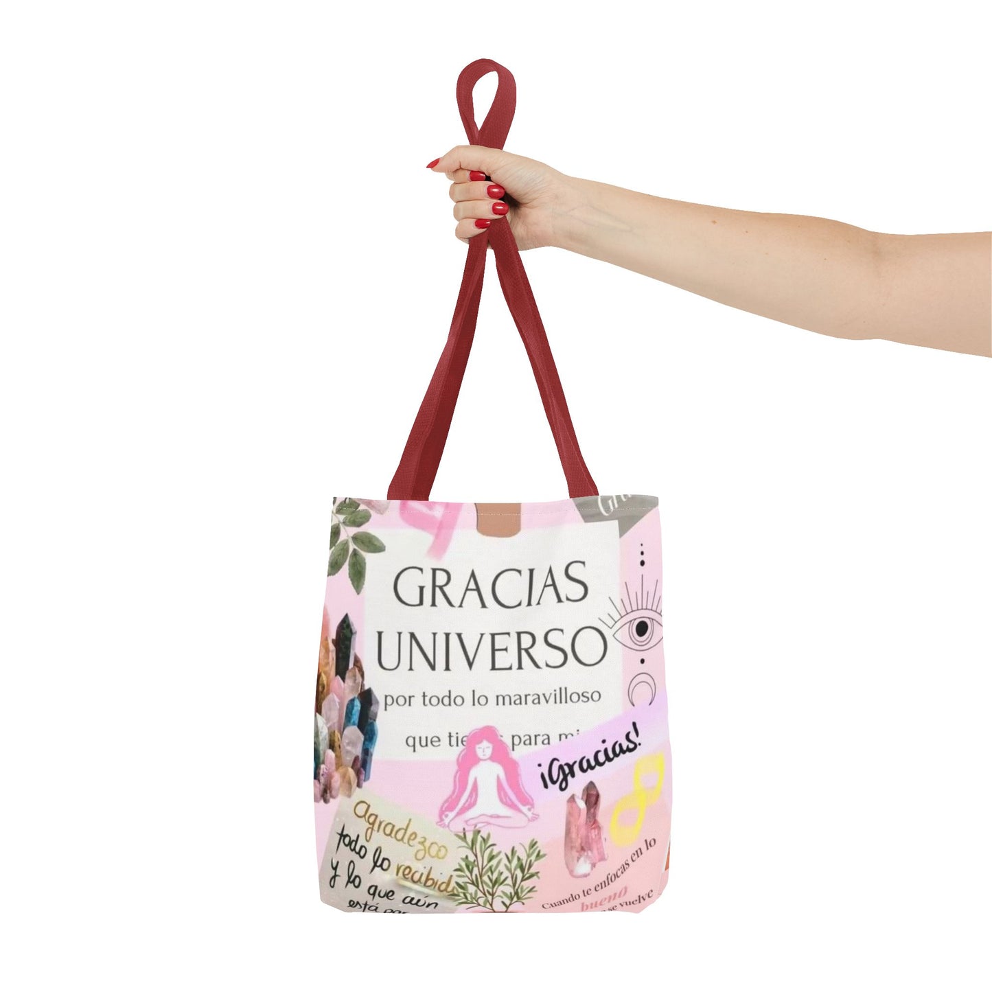 Gratitude Tote Bag, Inspirational Canvas Shopper, Thank You Gift, Boho Style Carryall, Positive Vibes Bag