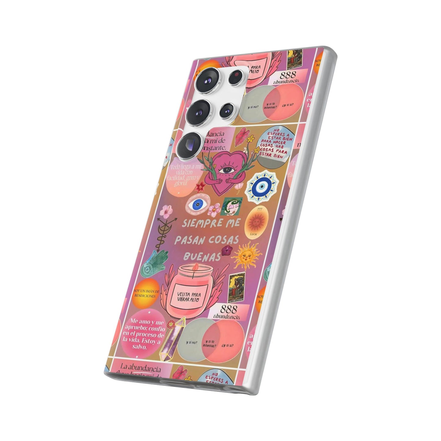 Colorful Affirmation Phone Cases, Positive Vibe Cases for iPhone, Flexible Phone Protection, Unique Gifts for Friends