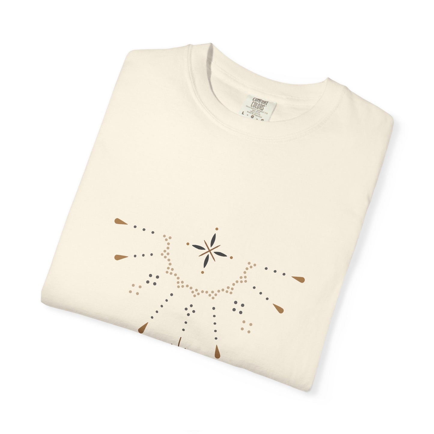 Unisex Light Language Garment-Dyed T-shirt - Spiritual and Artistic Design