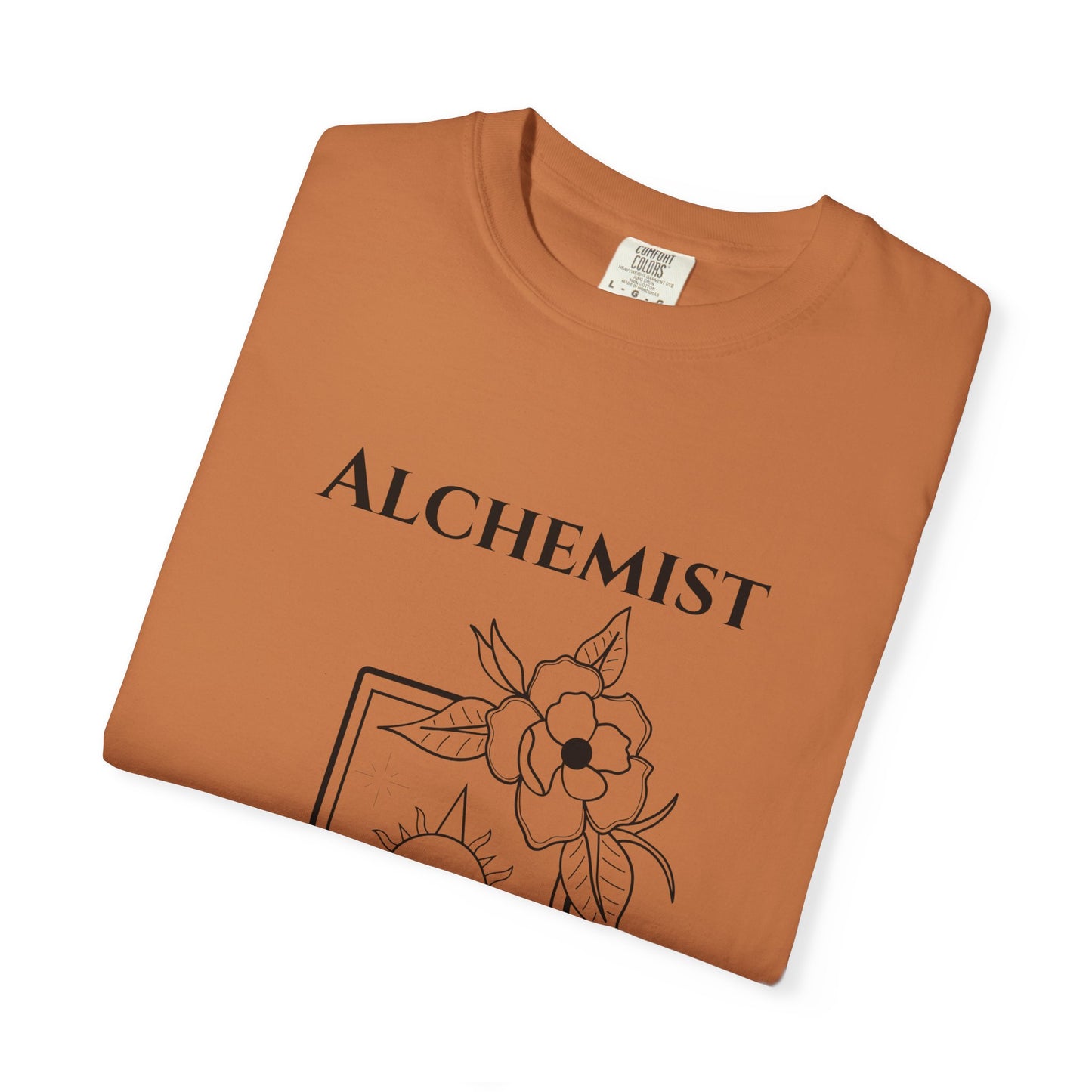Alchemy Floral T-Shirt - Unisex Garment-Dyed Tee for Creative Spirits