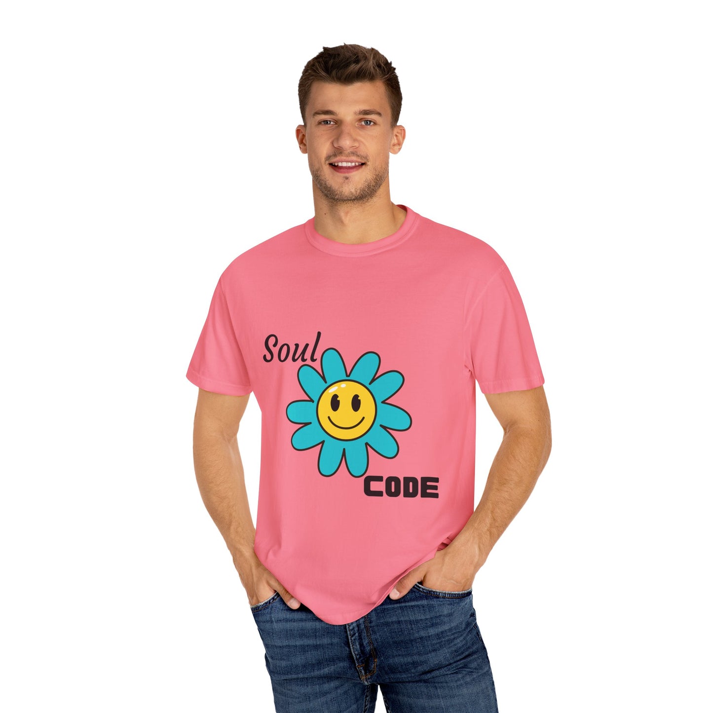 Soul Code Smiley Flower Unisex T-Shirt