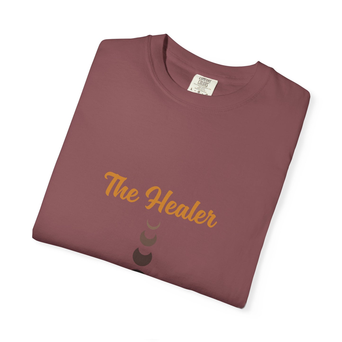 Unisex Moon Phases Tee - 'The Healer' Garment-Dyed T-shirt