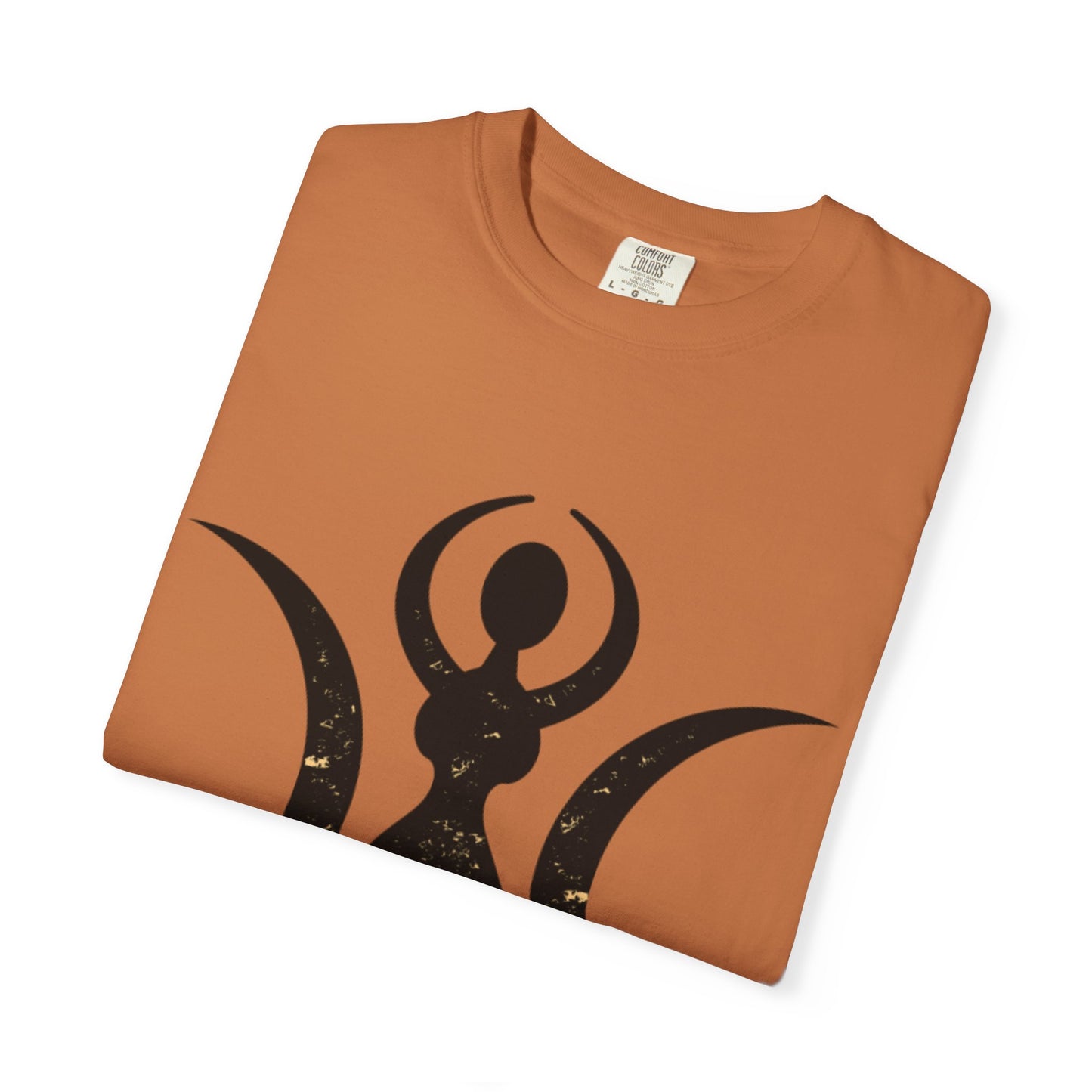 Empowered Goddess Unisex Garment-Dyed T-Shirt | Celestial Design | Perfect for Self-Care and Spiritual Celebrations