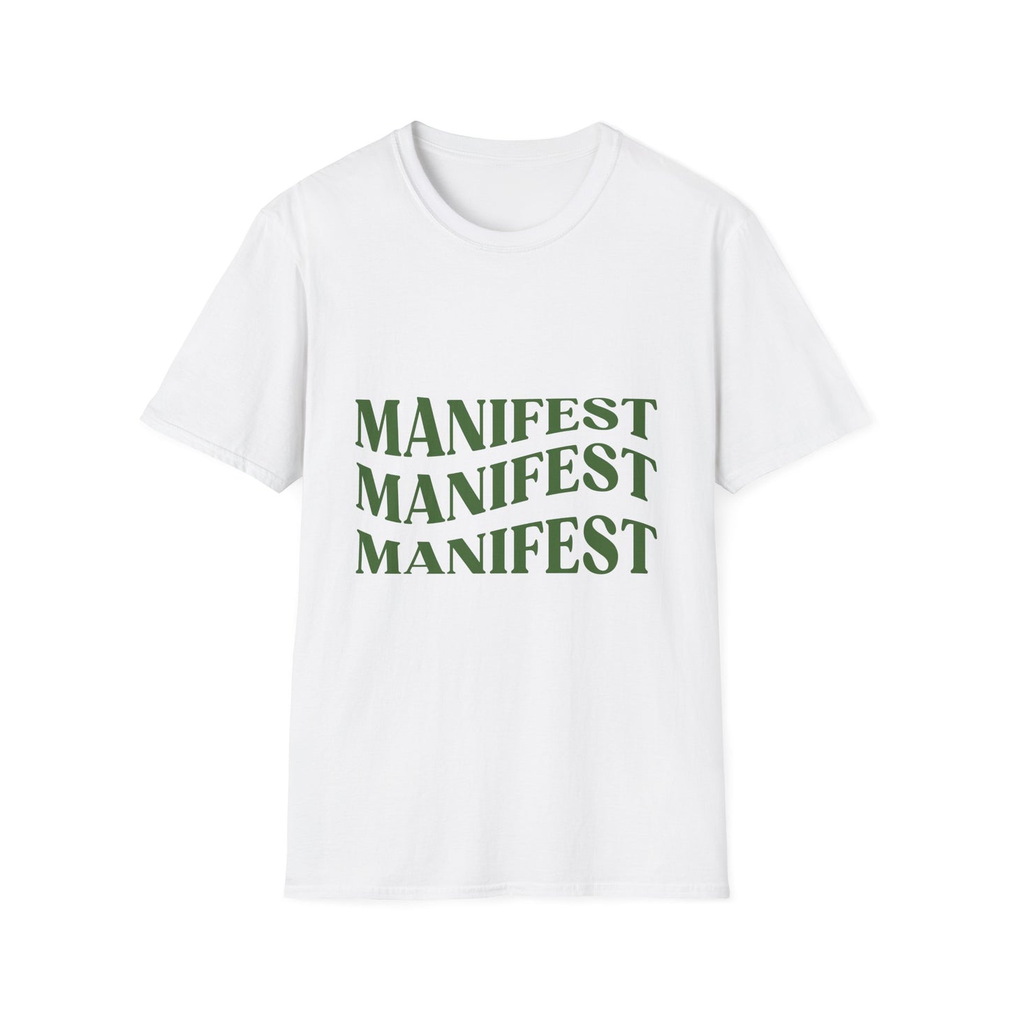 Manifest Softstyle Unisex T-Shirt - Positive Vibes for Everyday Wear