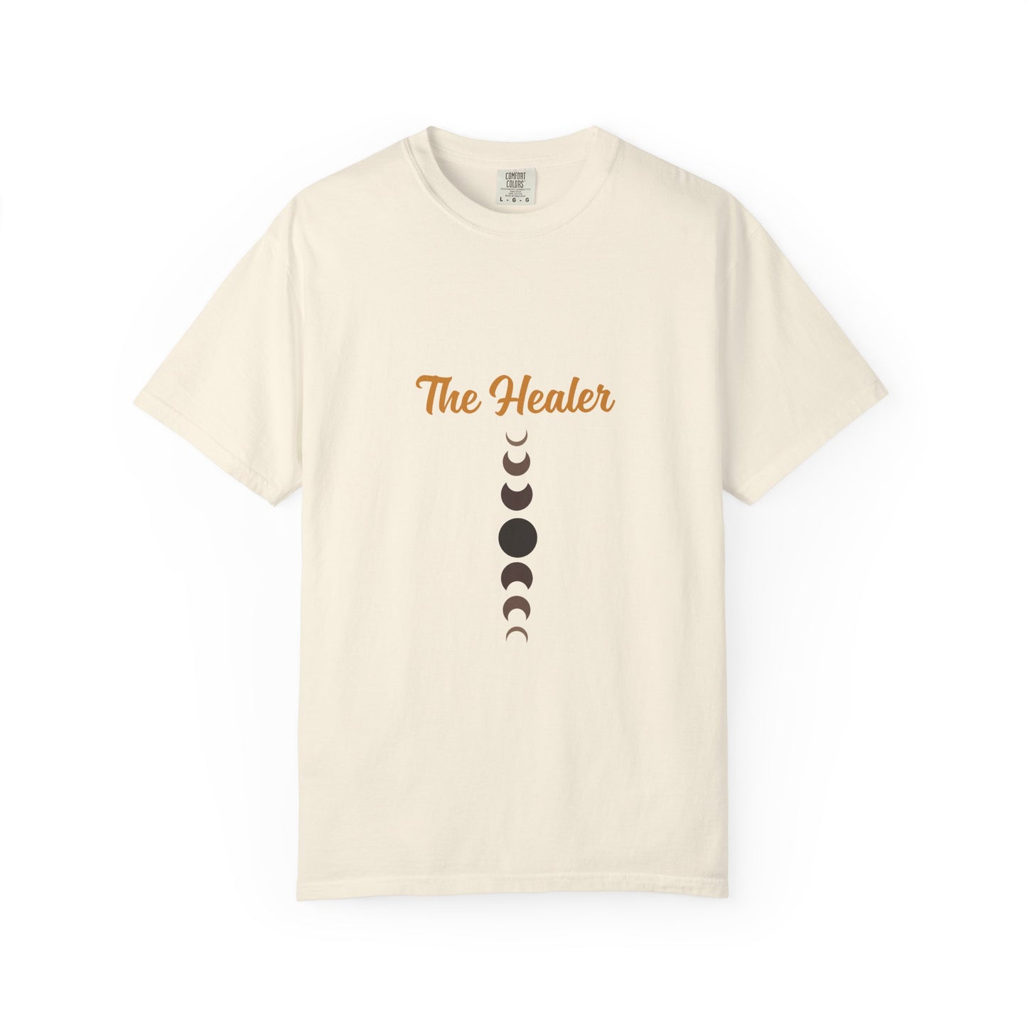 Unisex Moon Phases Tee - 'The Healer' Garment-Dyed T-shirt