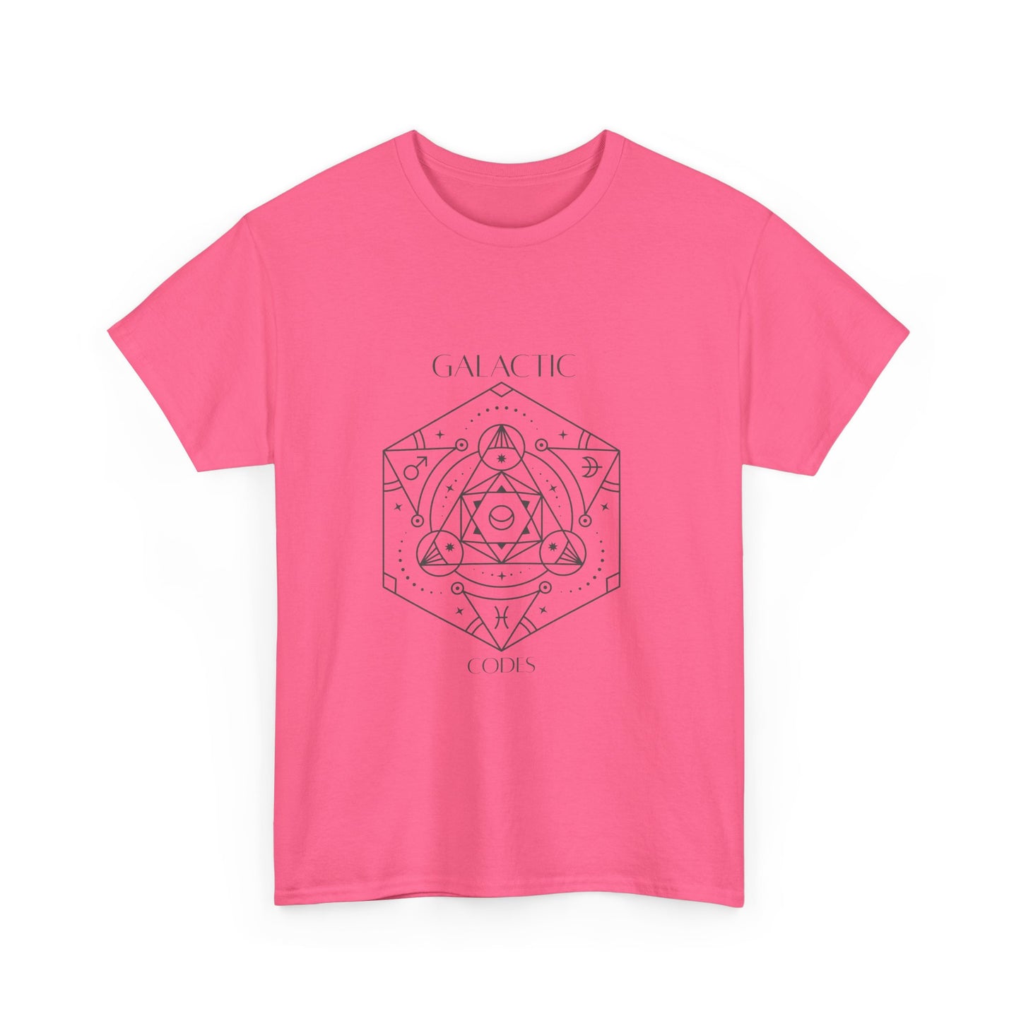 Galactic Cosmic Unisex Heavy Cotton Tee - Astrological Design