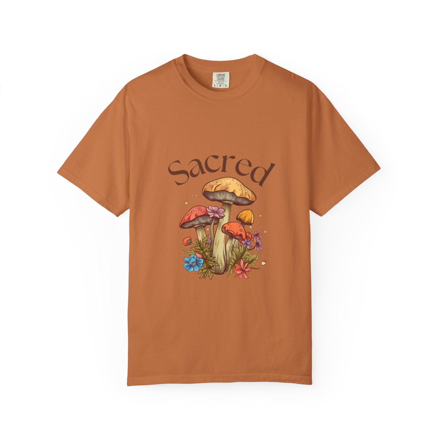 Sacred Mushroom Unisex Garment-Dyed T-Shirt