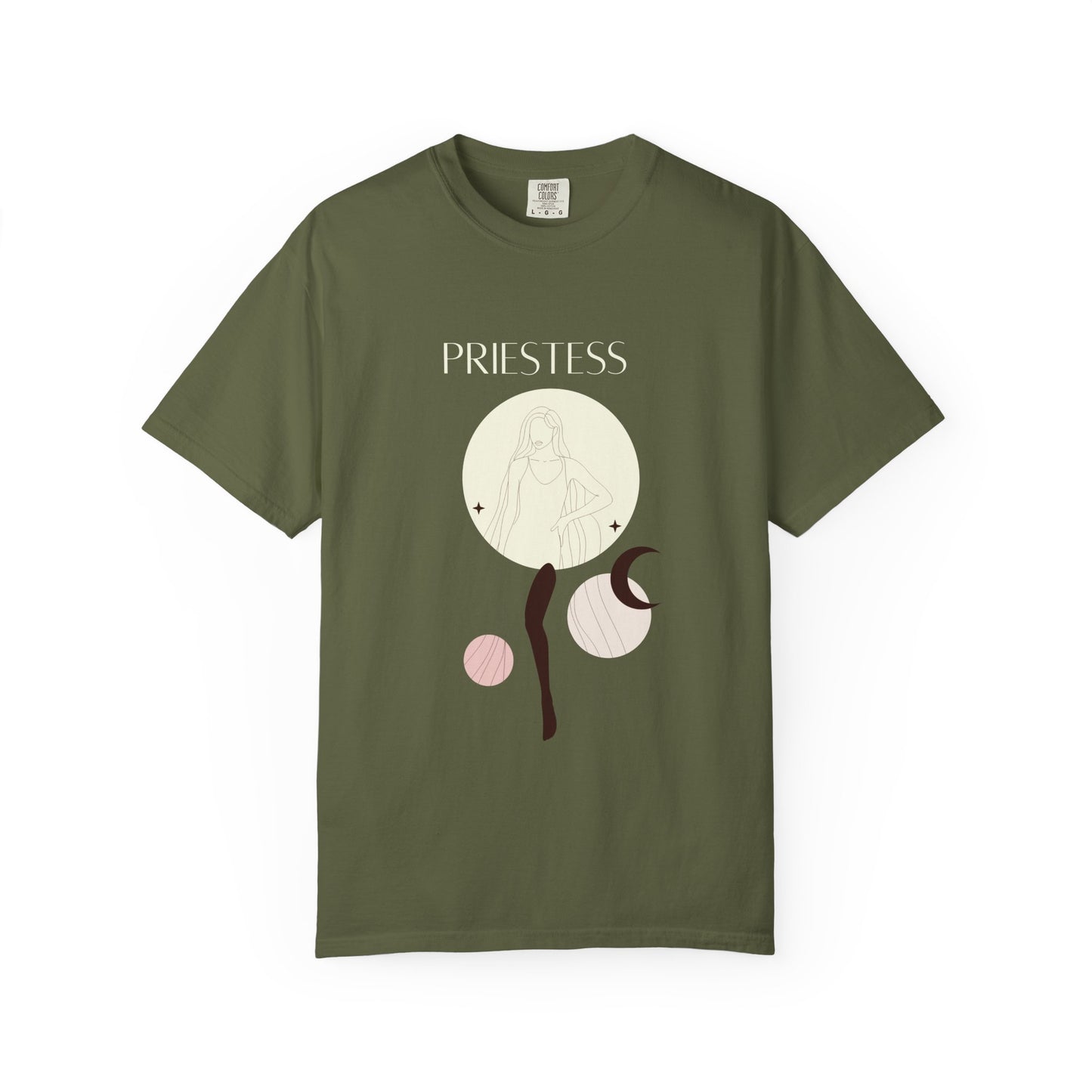 Boho Goddess Graphic Tee - Unisex Garment-Dyed T-Shirt