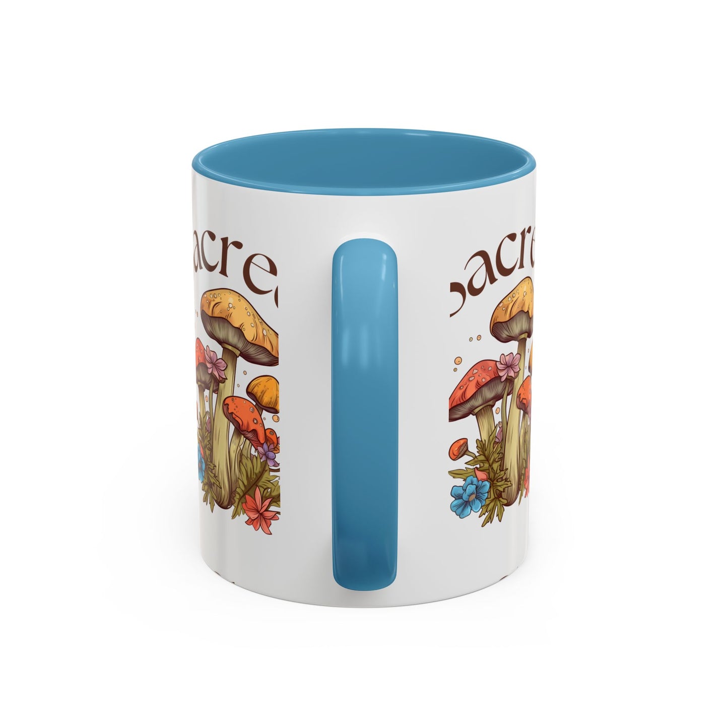 Sacred Mushrooms Coffee Mug | Boho Aesthetic Beverage Cup, Gift for Nature Lovers, Eco-Friendly Drinkware, Farmhouse Decor, Tea Mug