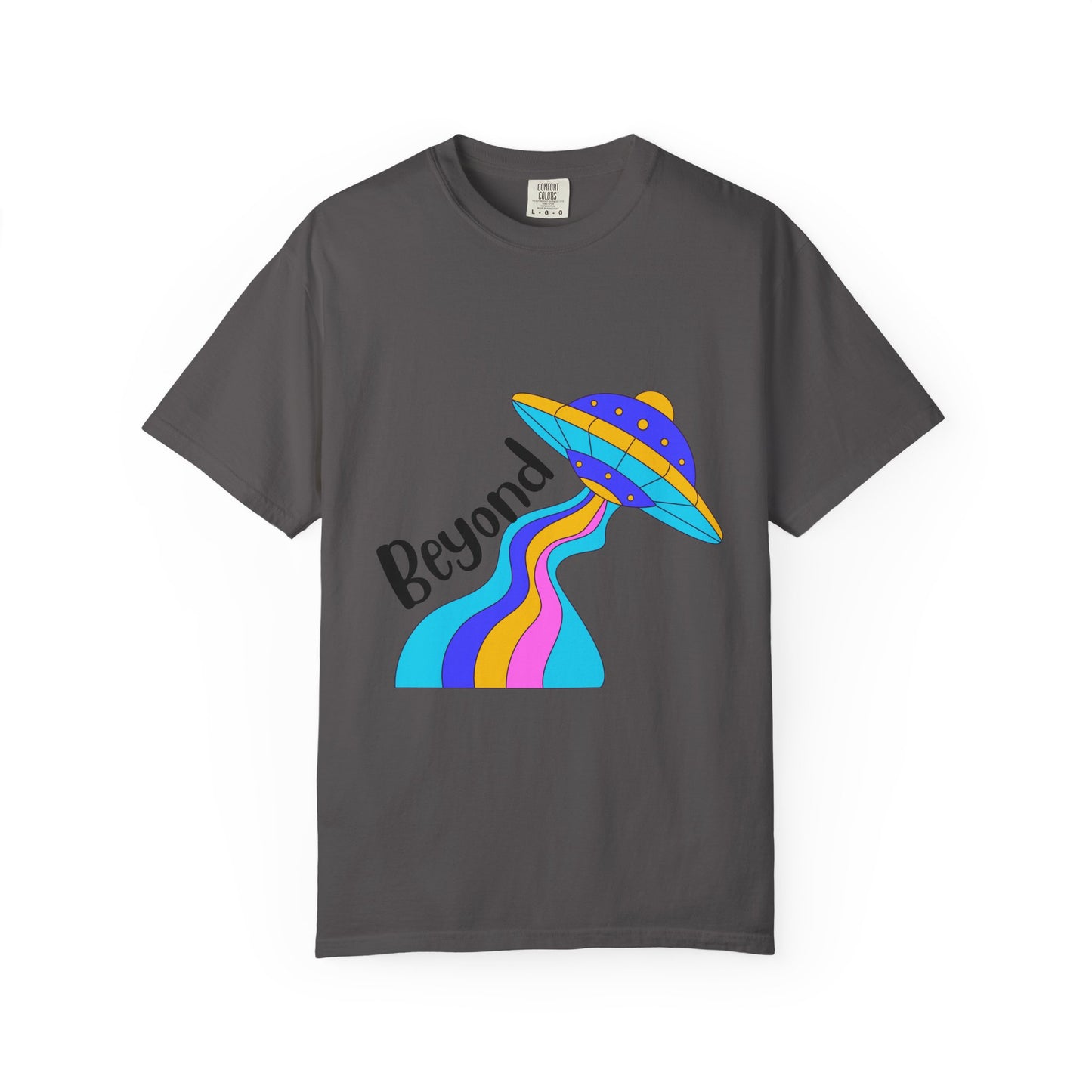 Unisex Beyond Graphic T-Shirt - Vibrant Space-Inspired Design