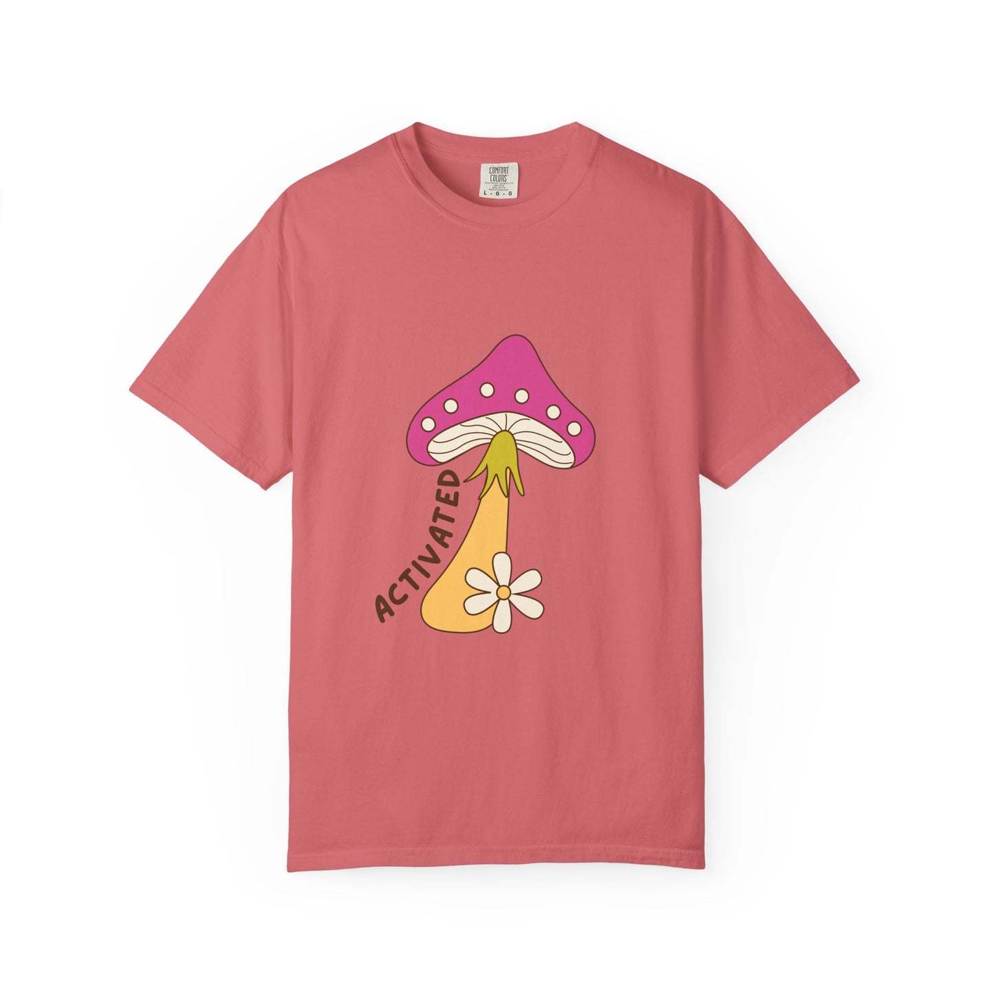 Activated Mushroom Unisex T-Shirt - Groovy Graphic Tee for Nature Lovers