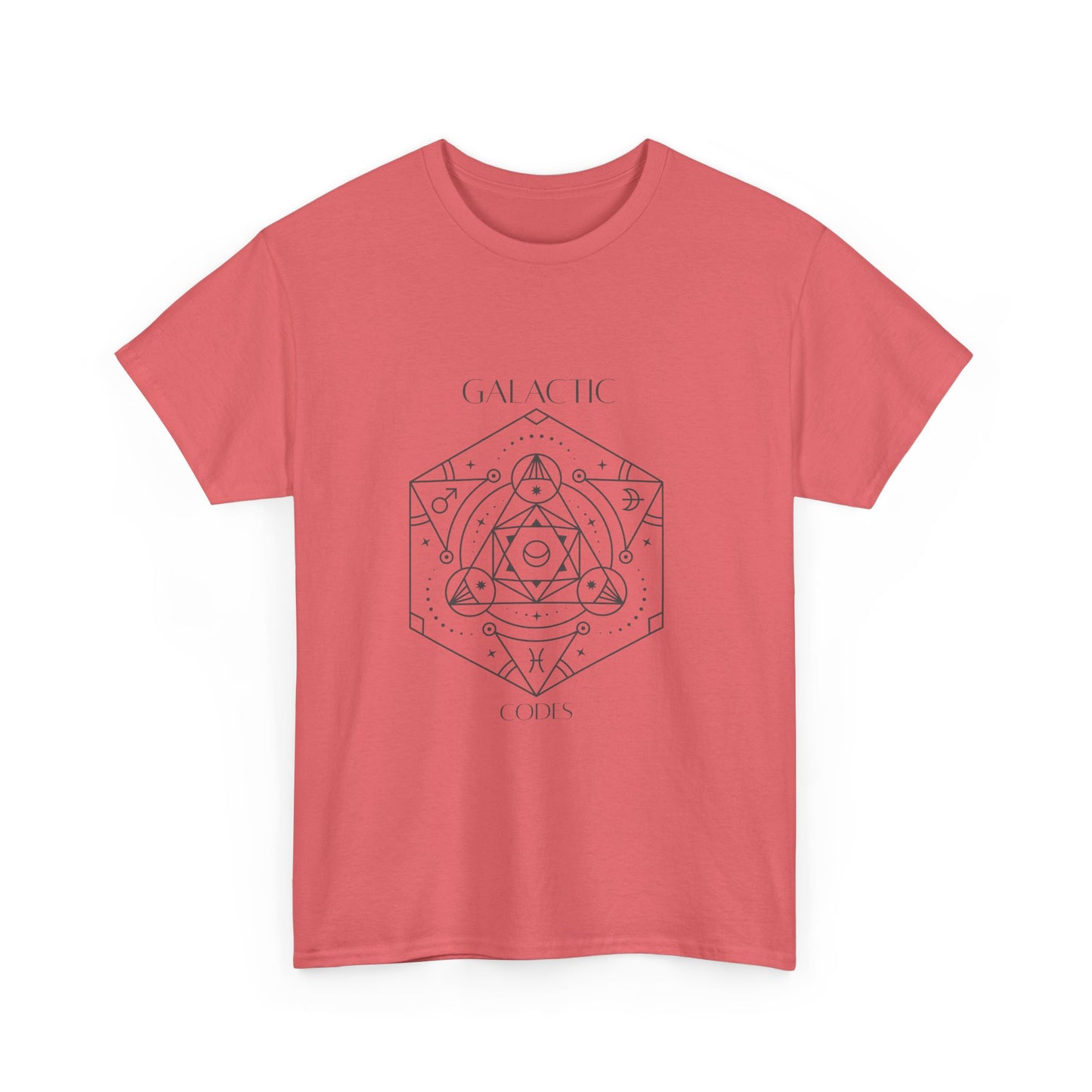Galactic Cosmic Unisex Heavy Cotton Tee - Astrological Design