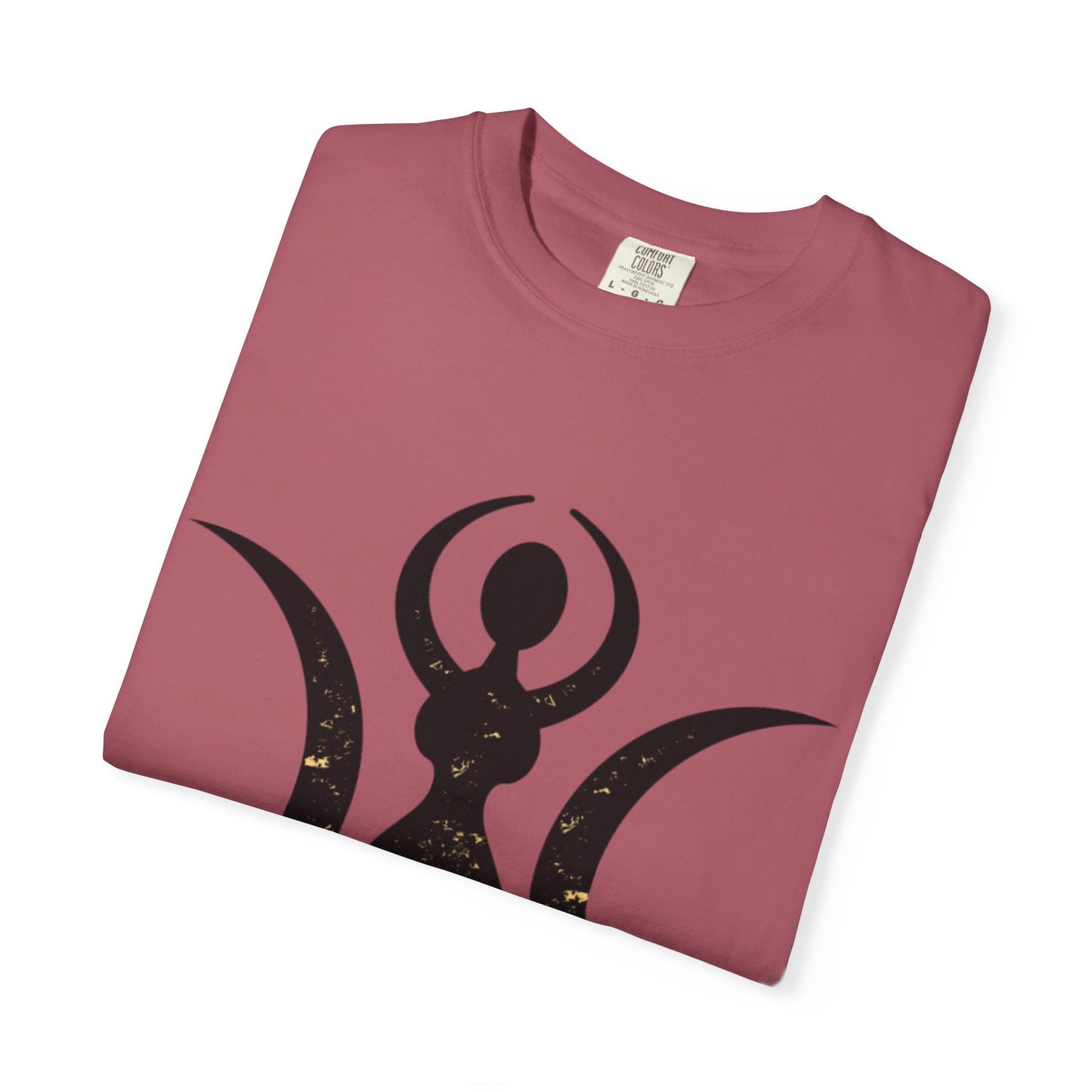 Empowered Goddess Unisex Garment-Dyed T-Shirt | Celestial Design | Perfect for Self-Care and Spiritual Celebrations