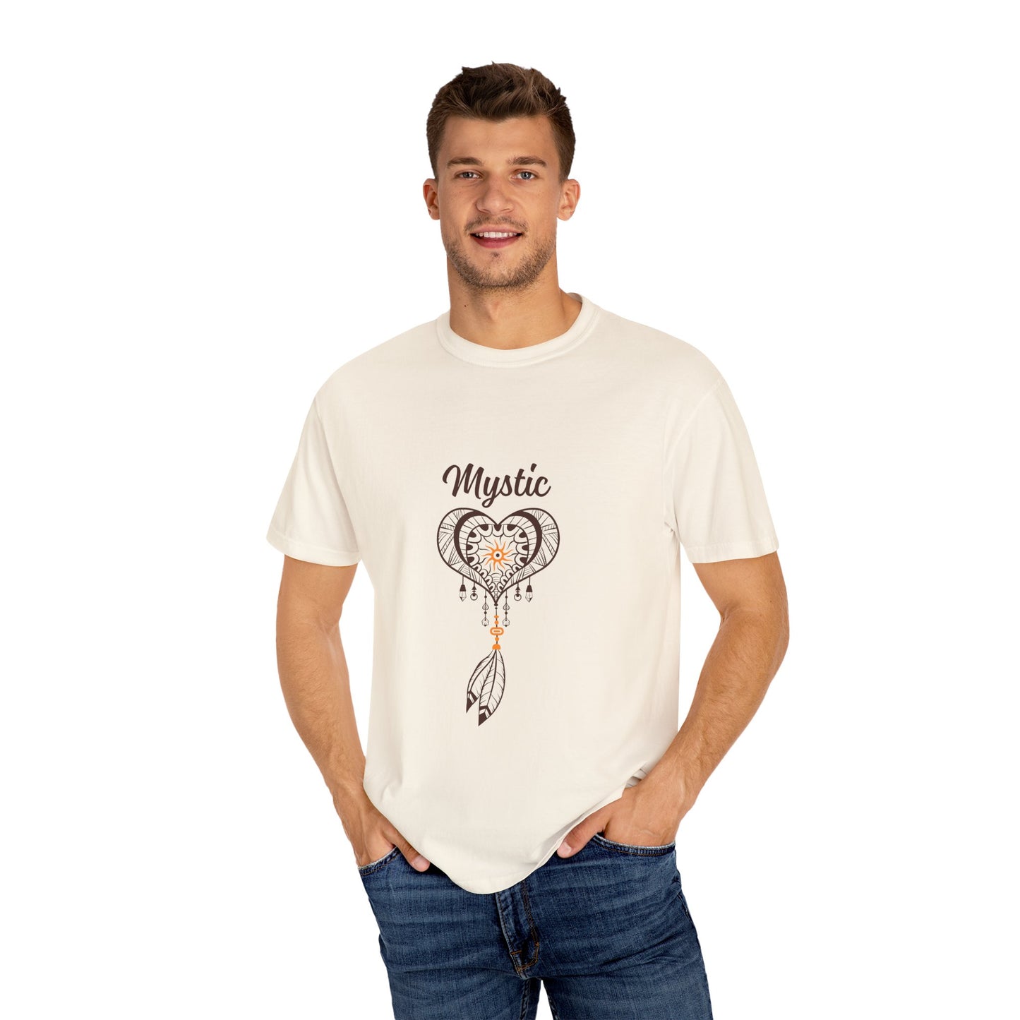 Mystic Heart Unisex T-shirt – Bohemian Style Graphic Tee