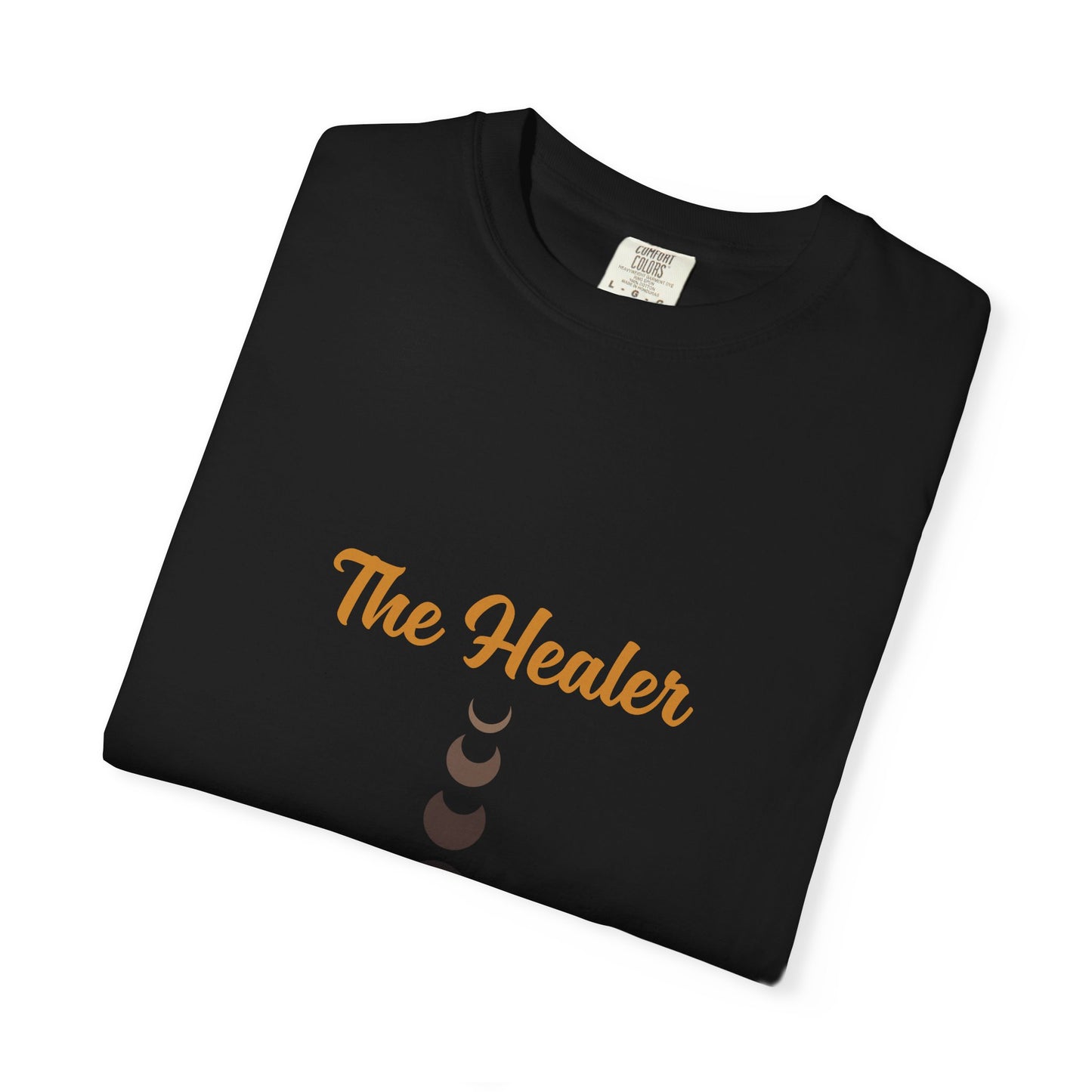 Unisex Moon Phases Tee - 'The Healer' Garment-Dyed T-shirt