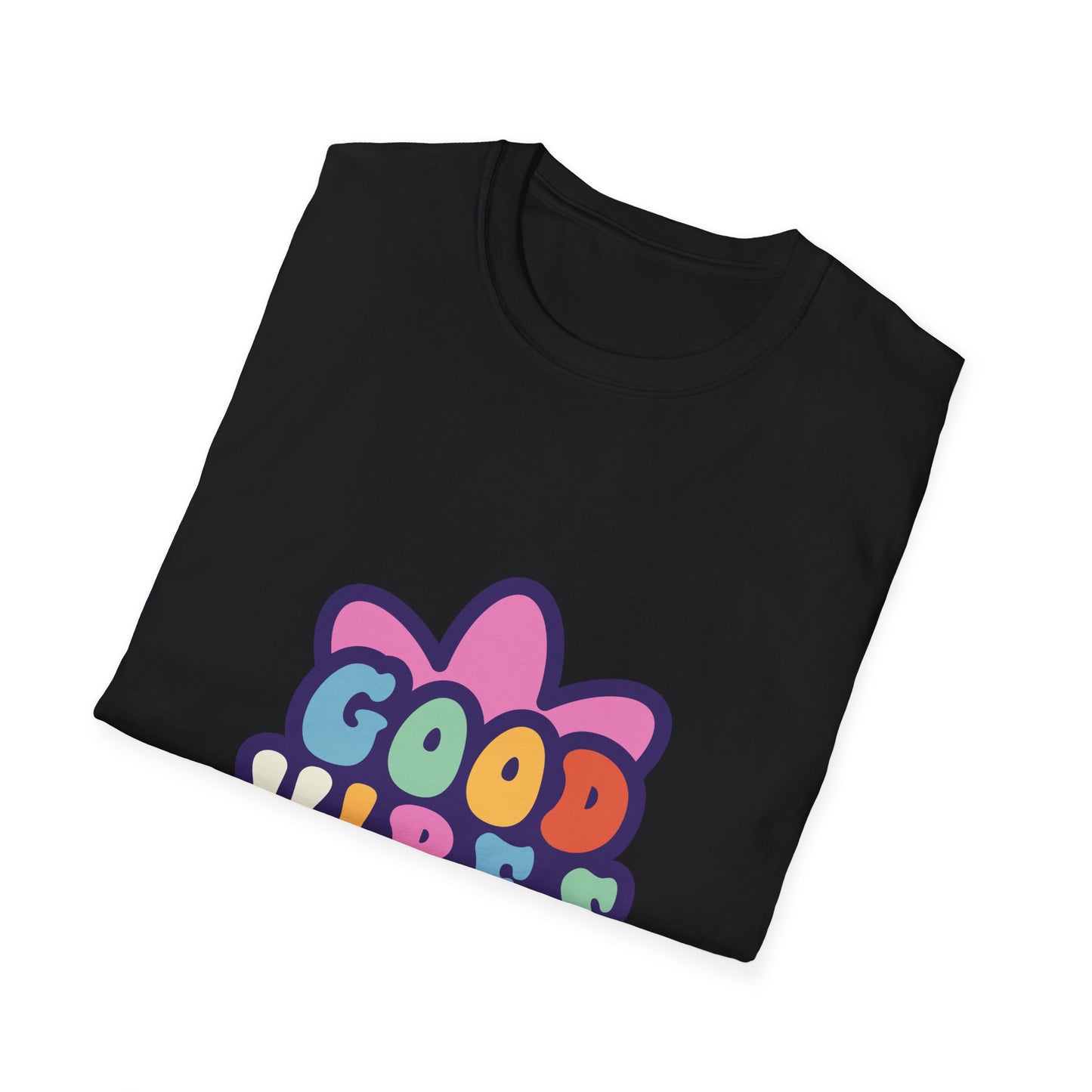 Good Vibes Unisex Softstyle T-Shirt - Trendy Graphic Tee for Positive Energy