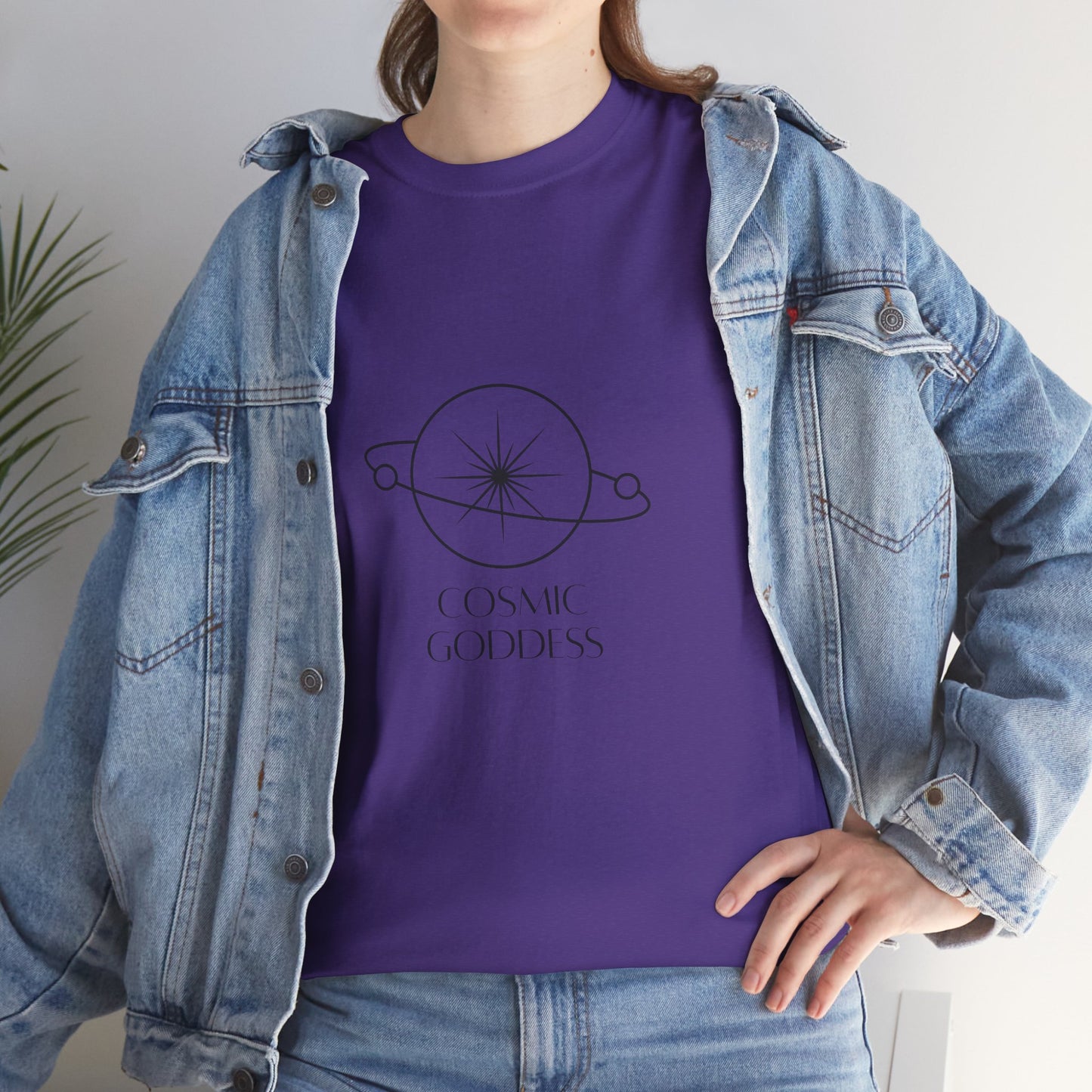 Cosmic Goddess Tee, Inspirational T-Shirt for Women, Astrology Gift, Boho Style, Casual Wear, Spiritual Fashion