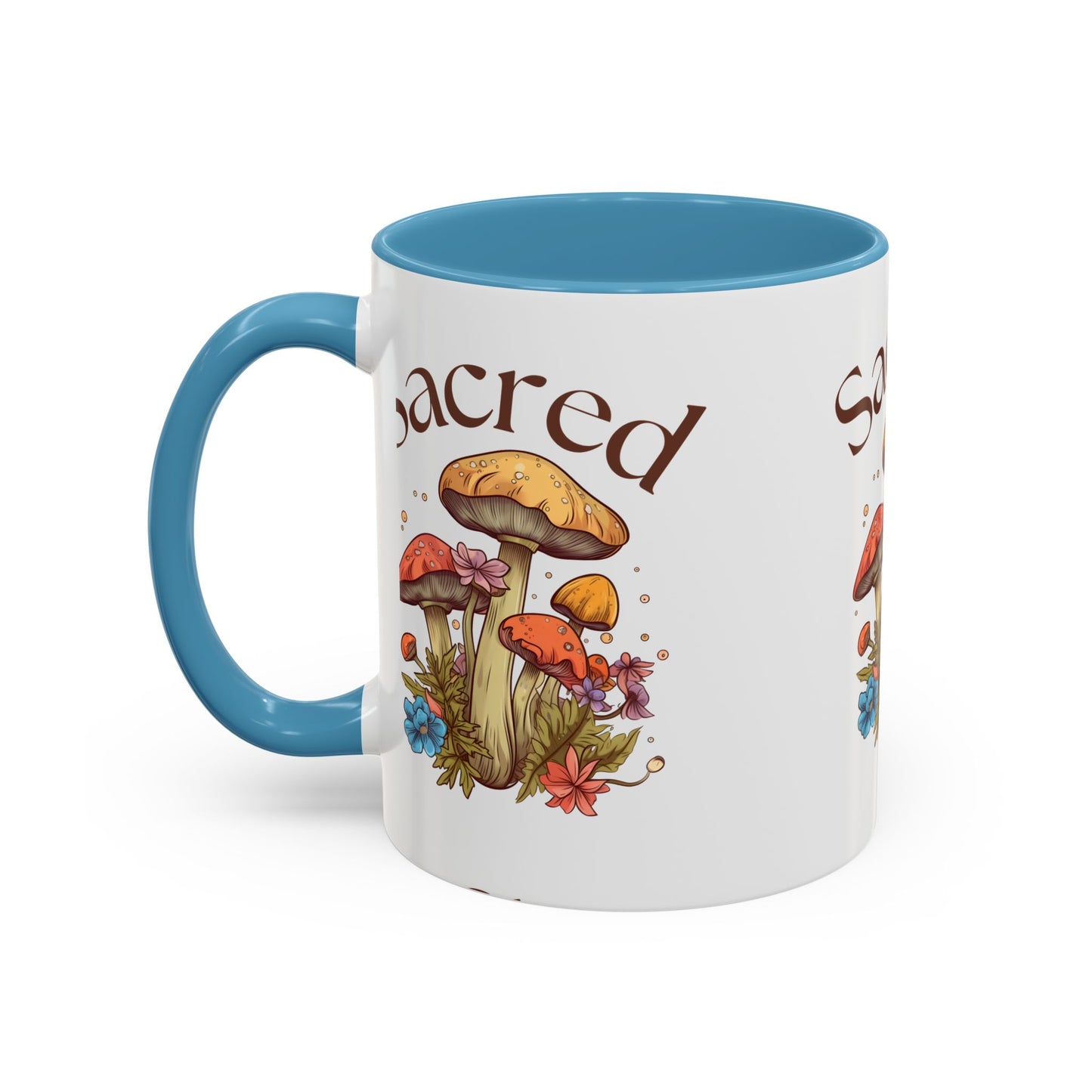 Sacred Mushrooms Coffee Mug | Boho Aesthetic Beverage Cup, Gift for Nature Lovers, Eco-Friendly Drinkware, Farmhouse Decor, Tea Mug