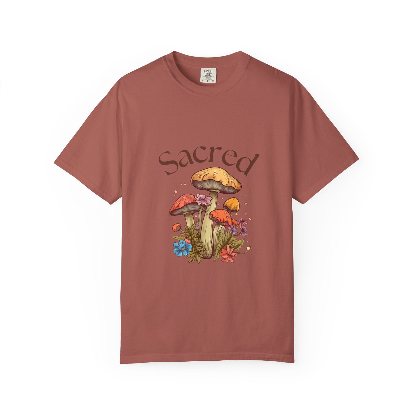 Sacred Mushroom Unisex Garment-Dyed T-Shirt