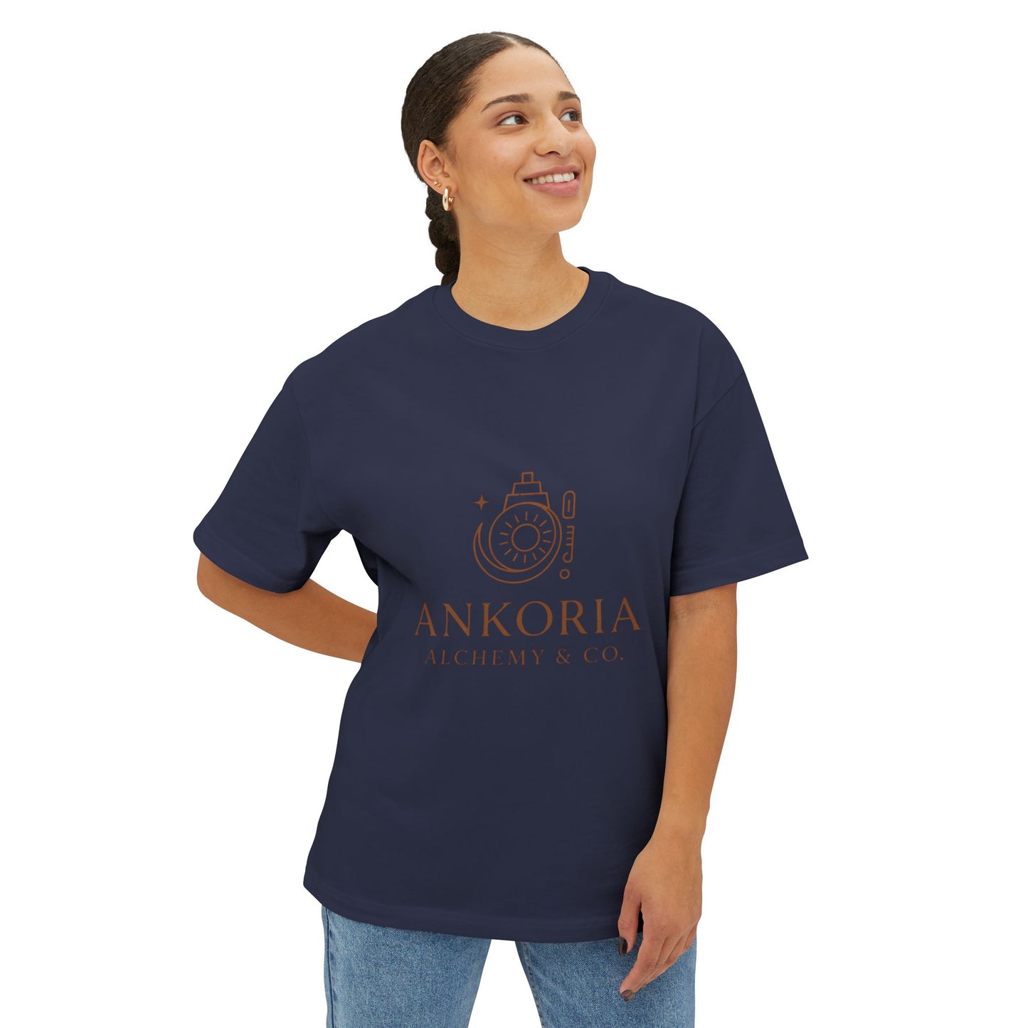 Unisex Oversized Boxy Tee - ANKORIA Alchemy & Co. Graphic Tee