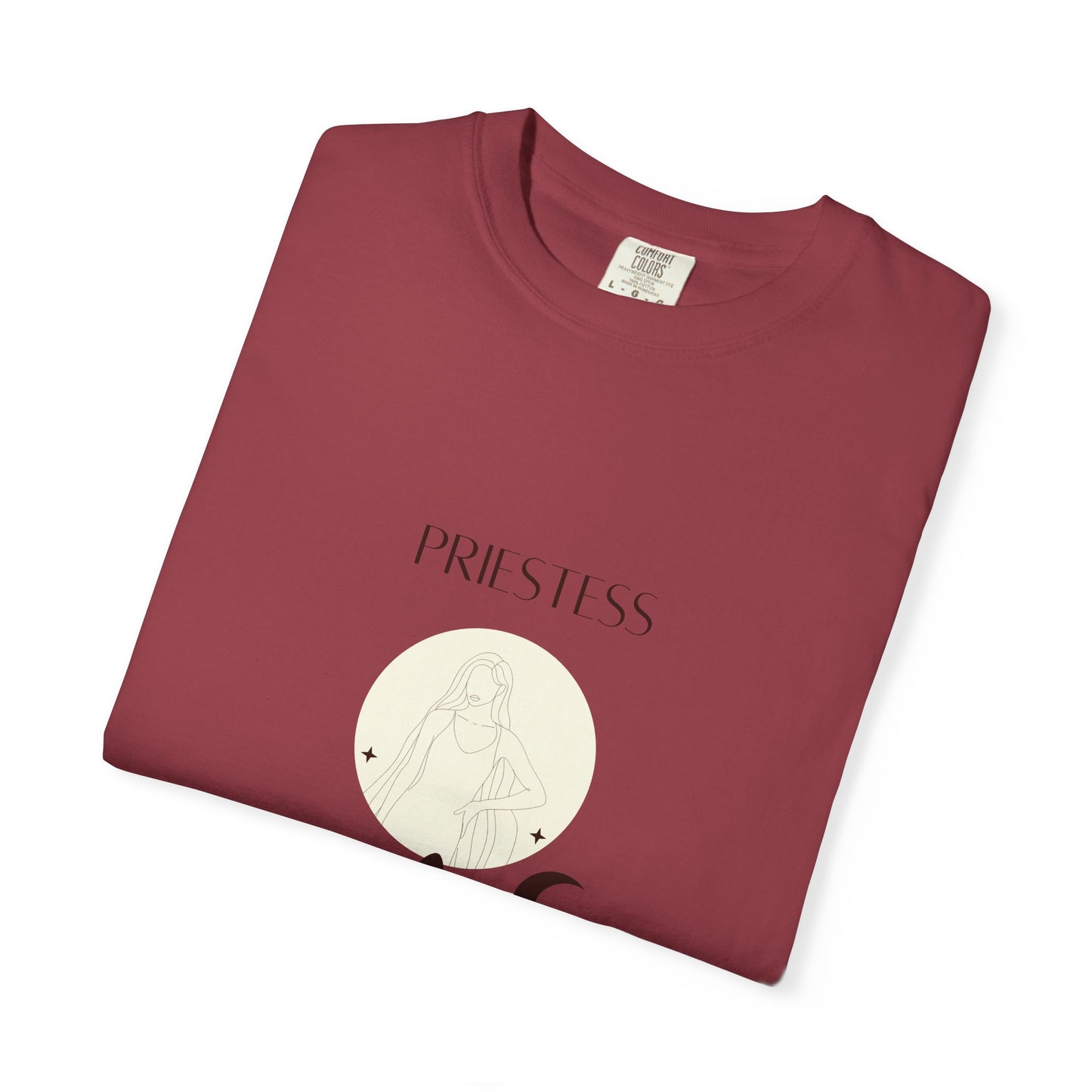 Bohemian Priestess T-Shirt | Unisex Garment-Dyed Tee for Spiritual Souls