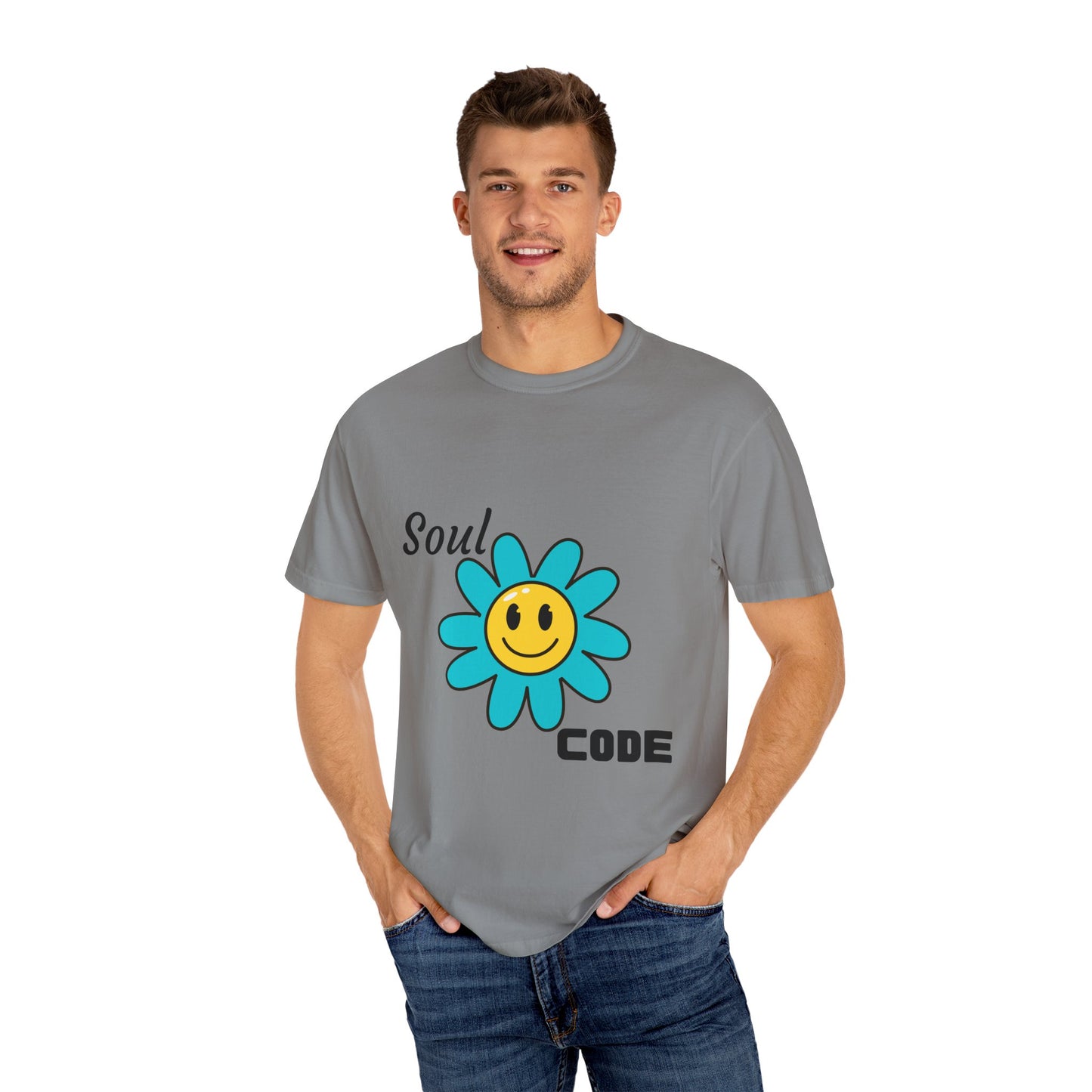 Soul Code Smiley Flower Unisex T-Shirt