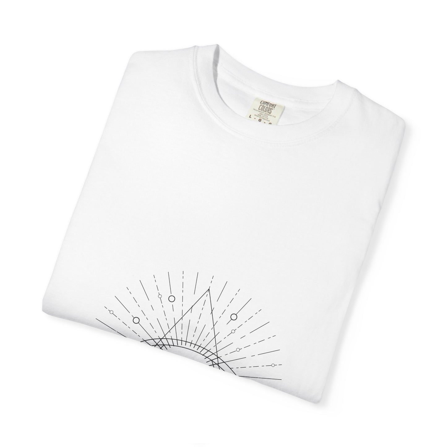 Rise Unisex Garment-Dyed T-Shirt - Inspirational Eye Design