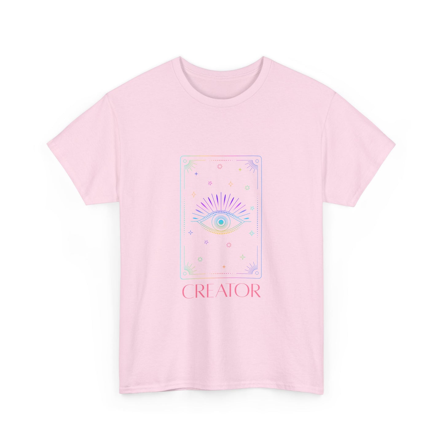 Creator Eye Unisex Heavy Cotton Tee - Artistic & Spiritual Design
