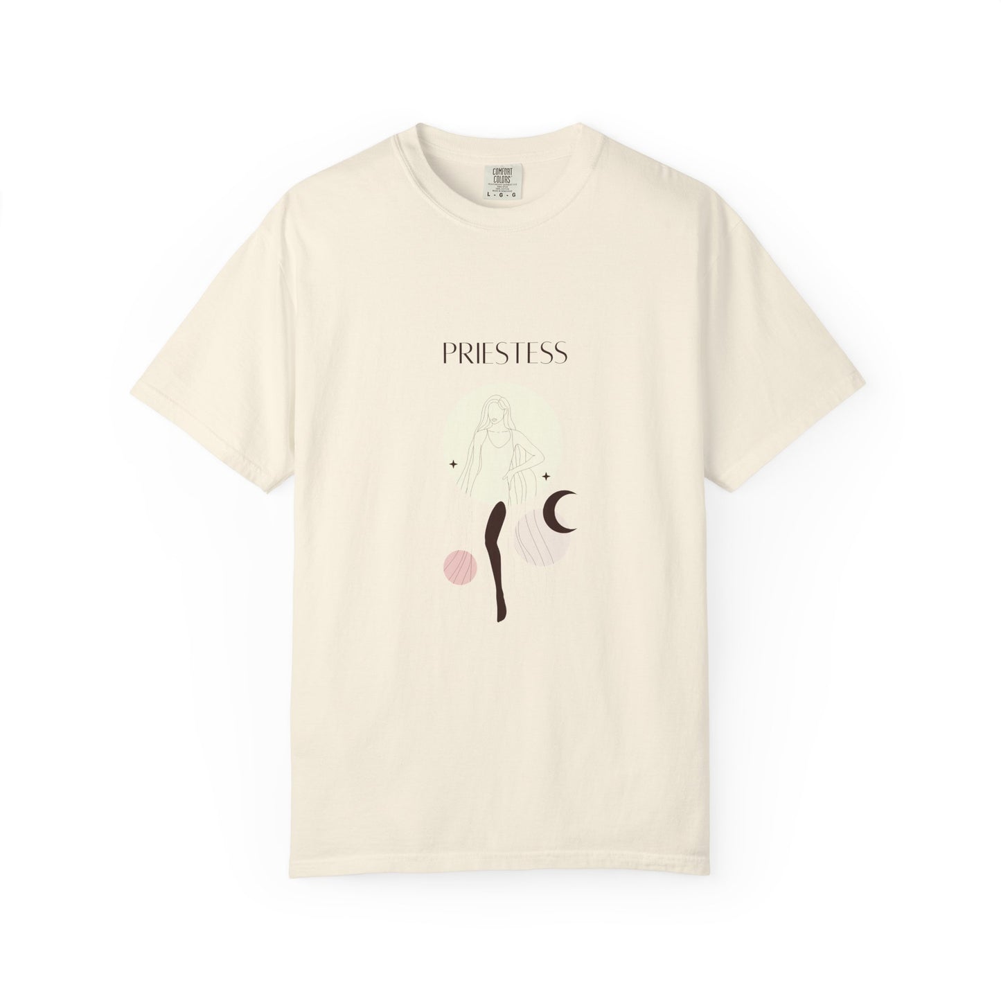 Bohemian Priestess T-Shirt | Unisex Garment-Dyed Tee for Spiritual Souls