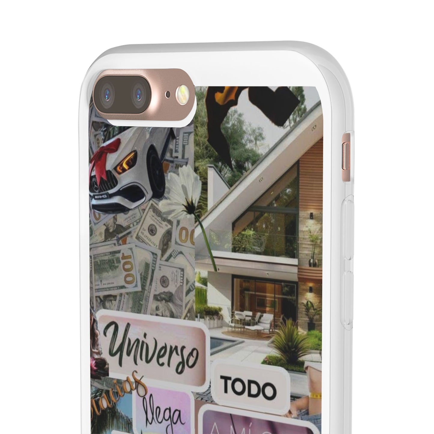 Vibrant Flexi Phone Case with Inspirational Quotes, Bohemian Style, Perfect Gift for Friends, Travelers, Birthdays, Everyday Use