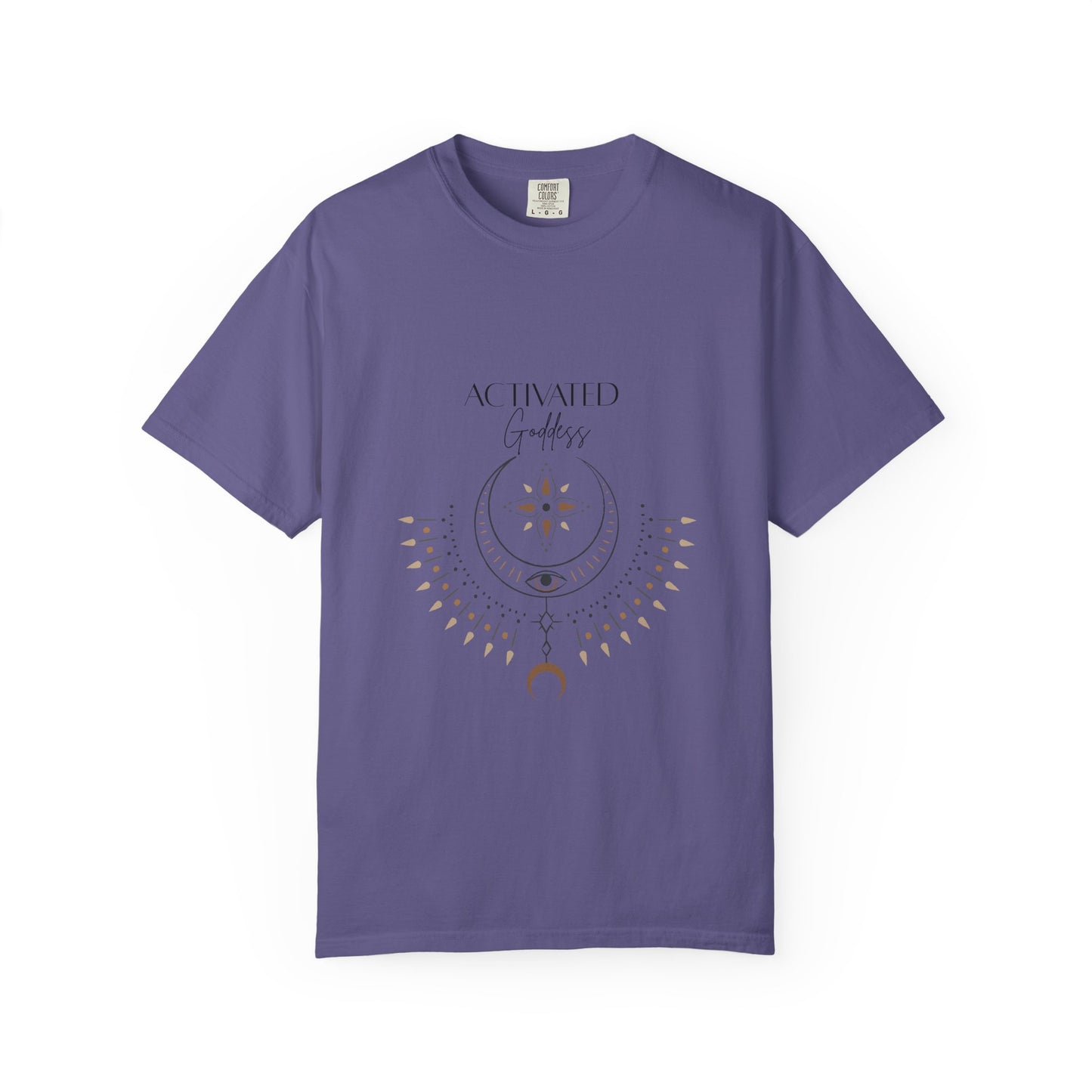 Activated Goddess Unisex Garment-Dyed T-Shirt - Spiritual Boho Style Tee
