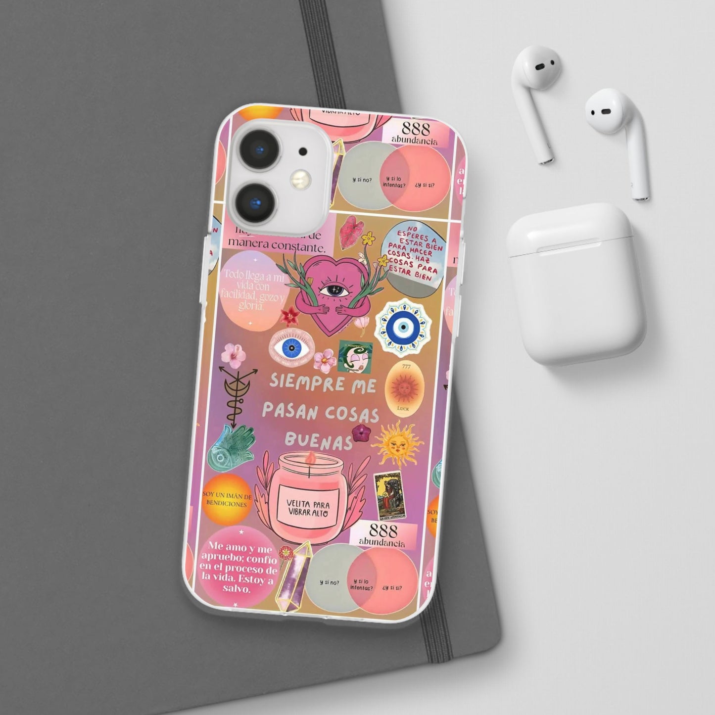 Colorful Affirmation Phone Cases, Positive Vibe Cases for iPhone, Flexible Phone Protection, Unique Gifts for Friends